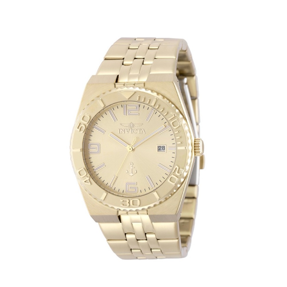 50159 - INVICTA 38mm Stainless Steel Gold Gold dial PC32 Quartz